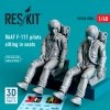 RESKIT RSF48-0006 RAAF F-111 PILOTS SITTING IN SEATS (2 PCS) (3D PRINTED) 1/48